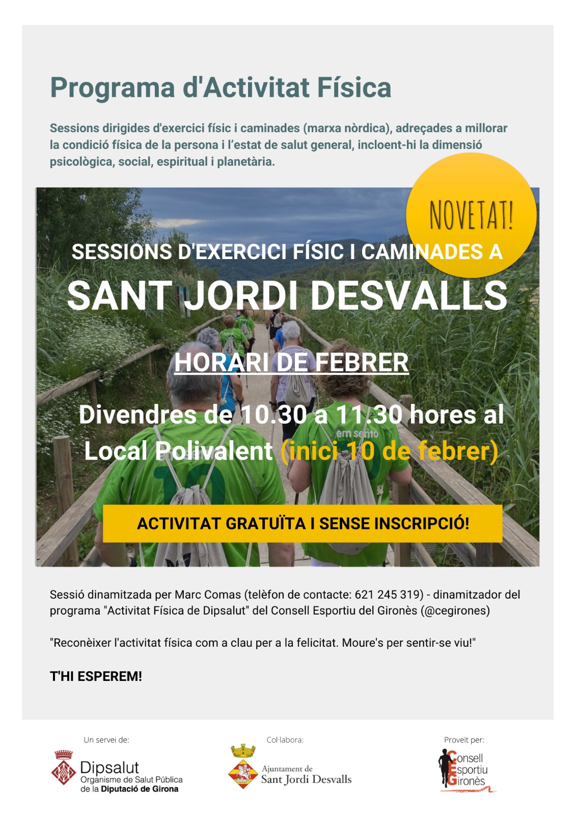 salut caminades sant jordi desvalls