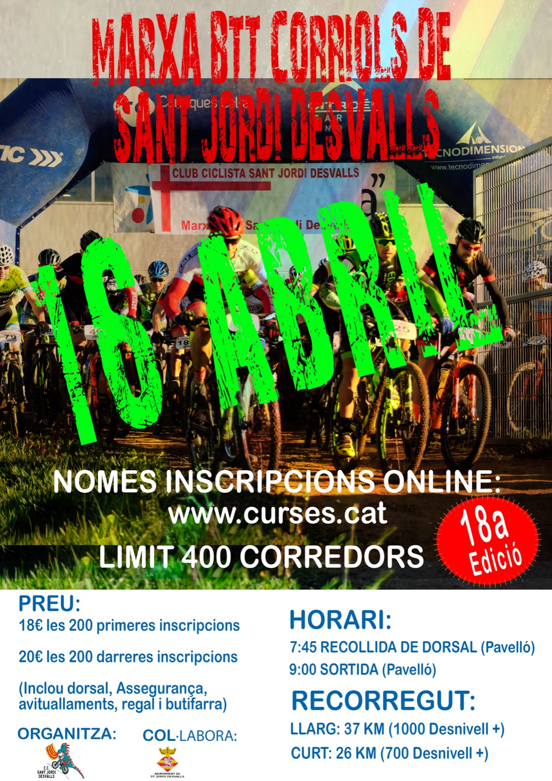 18ª Edició Marxa BTT Corriols de Sant Jordi Desvalls